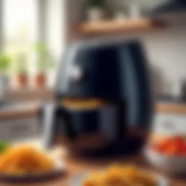 Close-up of PowerXL Vortex Air Fryer Pro Plus showcasing its sleek design