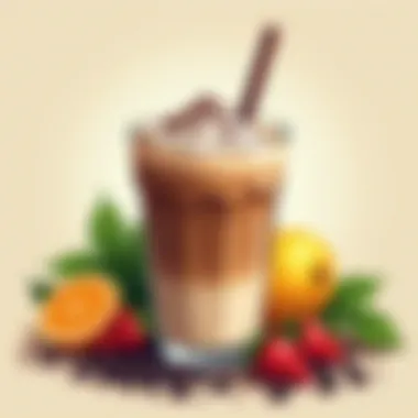 Exploring Flavorful Alternatives for Iced Coffee A collection of alternative ingredients for flavorful iced coffee