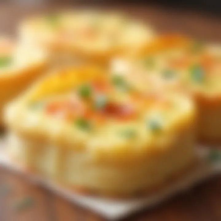 A close-up shot of creamy potato layers baked to perfection.