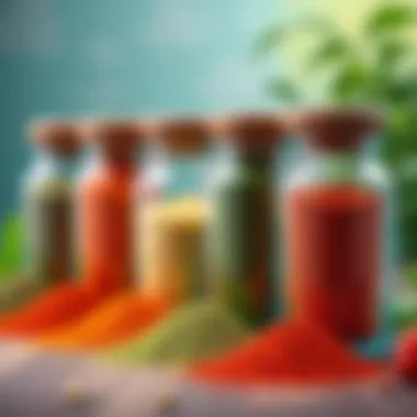 Diverse Zero Sodium Seasoning Blends A collection of zero sodium seasoning blends in decorative jars