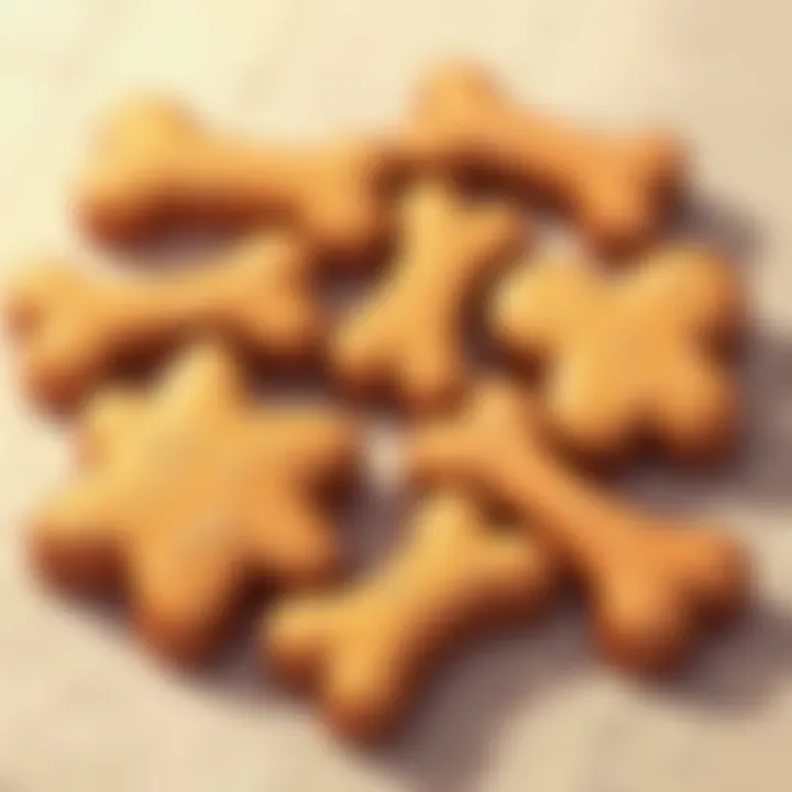 Homemade dog treats in fun shapes