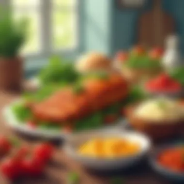 Cultural Impact on Nutrition Cultural dishes displayed to illustrate the impact of cultural influences on diet