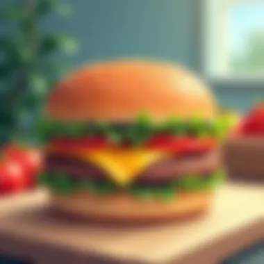 A comparison of nutritional charts for smash burgers and turkey burgers