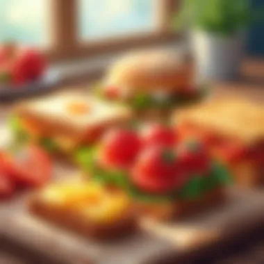 Cultural Toast Inspirations A vibrant array of cultural toast variations from around the world